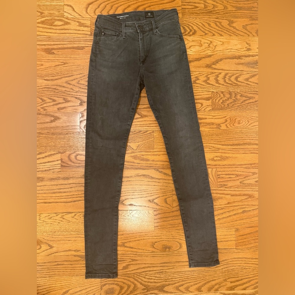AG Adriano Goldschmied Charcoal Skinny Jeans